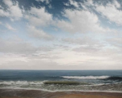 David Nance Atlantic Surf oil on canvas clouds waves coastal