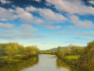 David Nance Dart River Bend oil on canvas landscapes painting still life david nance