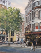 David Nance London Corner oil on canvas painting still life david nance