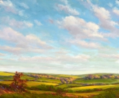 David Nance Westfield Wood oil on canvas landscapes painting still life david nance field